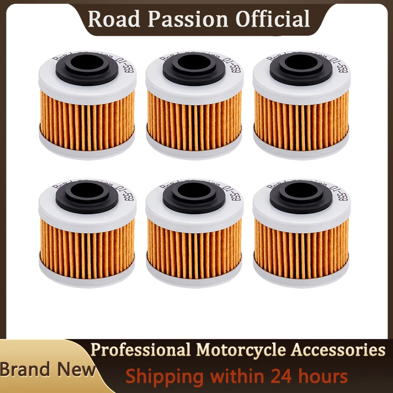 1/2/3/4/6pcs Motorcycle Oil Filter For Can-Am ATV 990 GS RS RT Spyder SE5 420256452