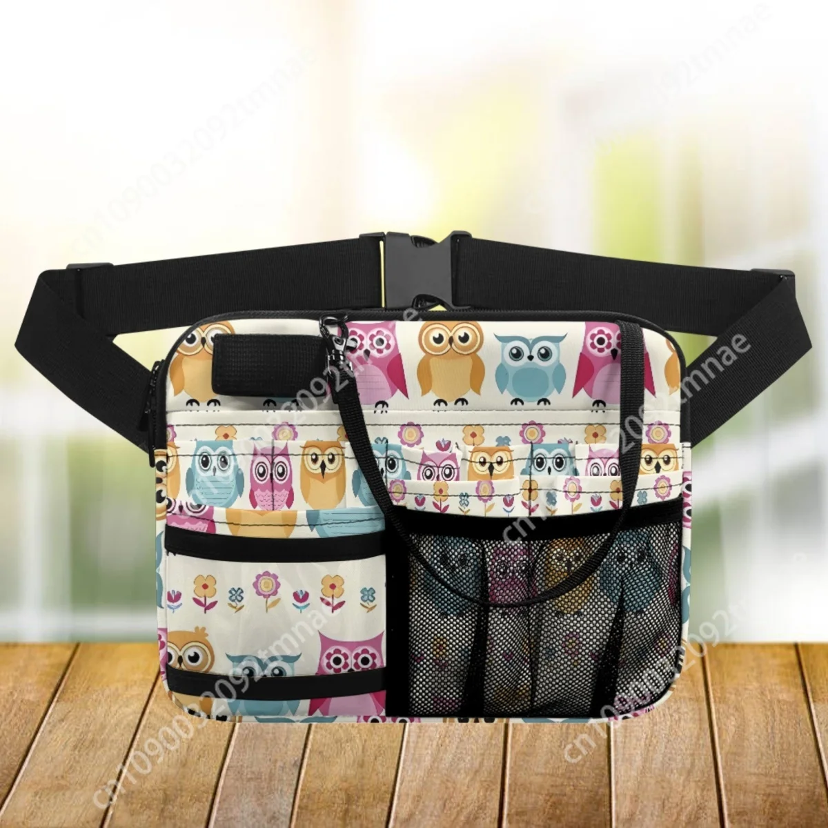 

Multi-Pocket Medical Tool Holder Practical Multifunctional Nurse Waist Bag Cute Owl Print Organizer Custom Bum Bags Dropshipping