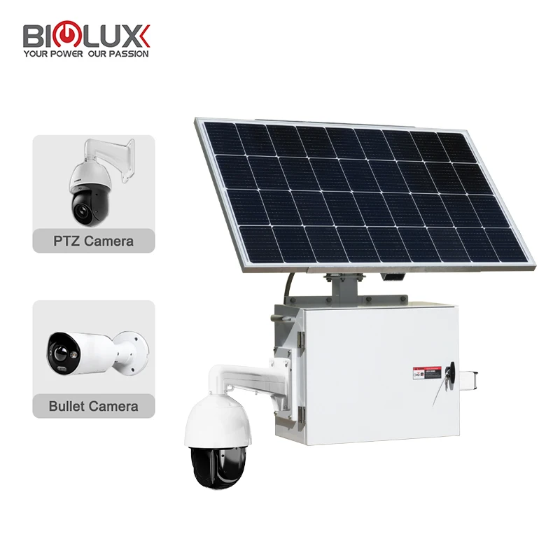 Portable HiTOP Solar CCTV Kit Outdoors Security Commercial Solar Energy System For Complete CCTV Power Solution