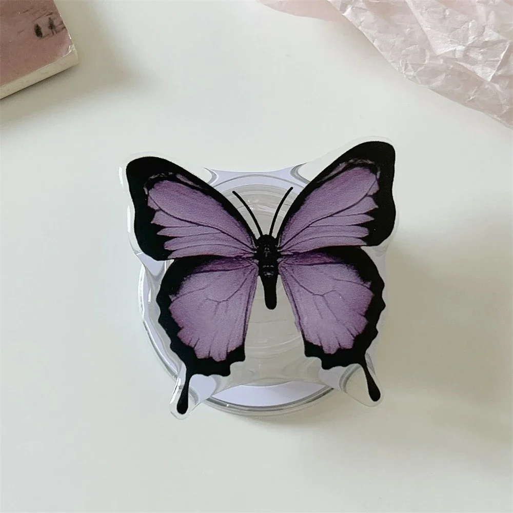 Cute Butterfly Magsafe Phone Grip Tok Sockets Cellphone Accessories Mobile Bracket Korea Griptok Phone Stand Holder