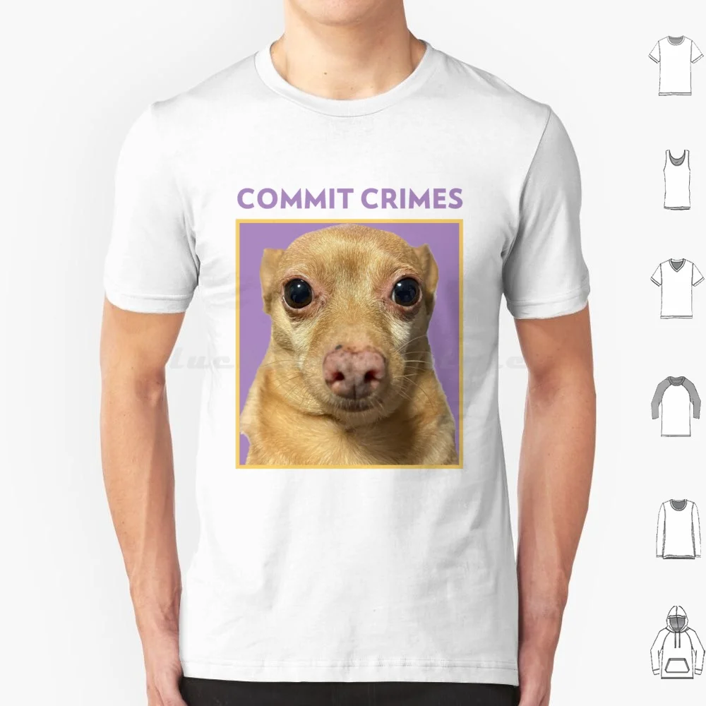 Crime Mouse T Shirt Big Size 100% Cotton Cheddar Cheddariniii He Who Remains Funny Cute Memes Instadog Fashion