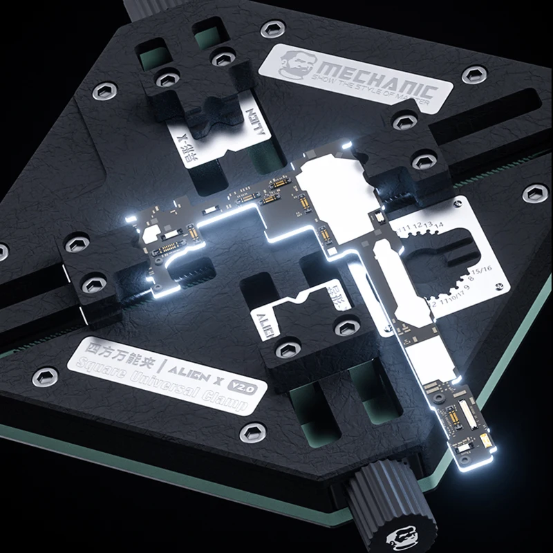 Universal Fixture MECHANIC ALIEN X Special Shaped Clamp for Motherboard Soldering Chip Degumming Repair Clamping Tool