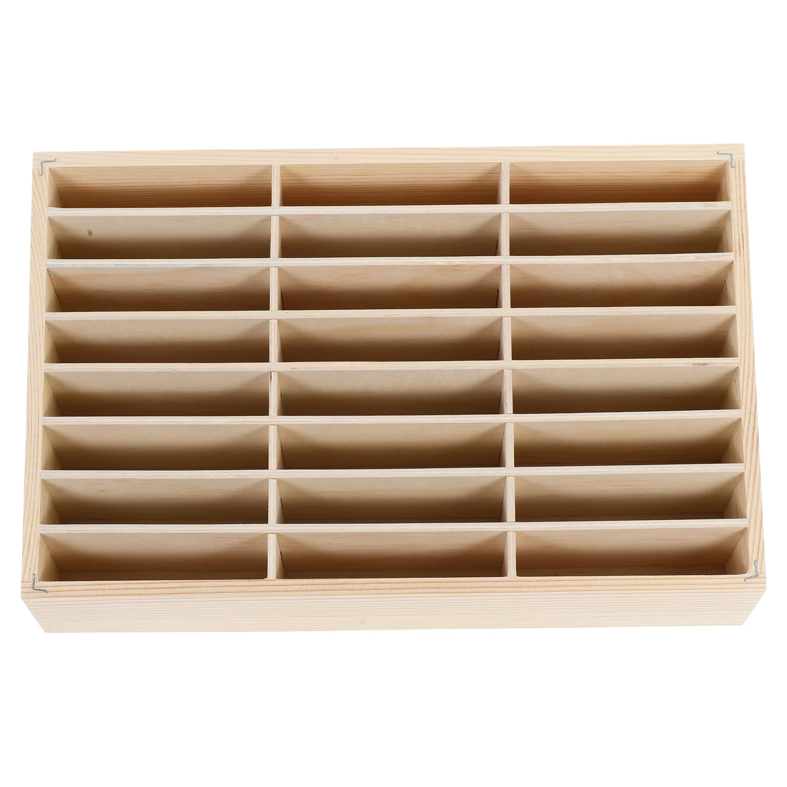 

Деревянный ящик для хранения телефона с 24 сетками, стильный органайзер для классной комнаты, чехлы для телефонов, защитные пленки для экрана