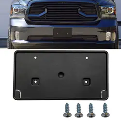 For 2013-2018 Dodge Ram 1500 Front License Plate Tag Frame Bracket Holder
