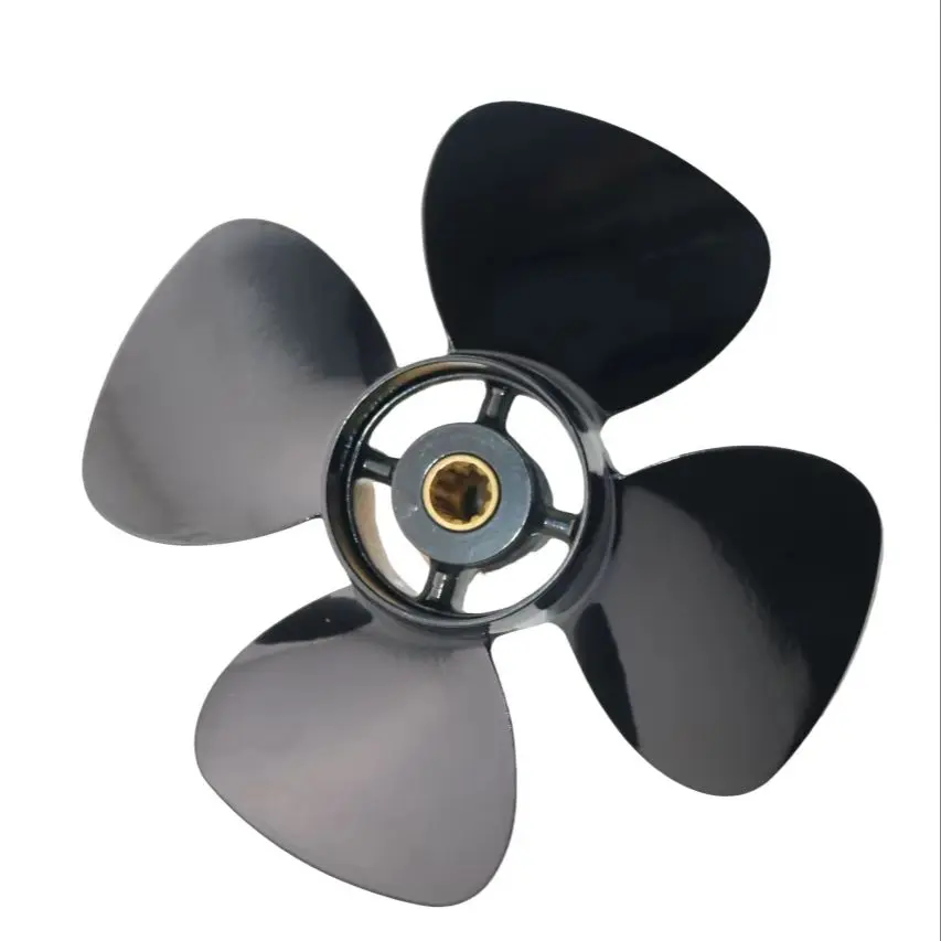 BoatMan 4 blades Aluminum Propeller 10x5/7/9 For Tohatsu Outboard Engine 25HP 30HP MFS25 MFS30 NSF25 NSF30 10 Tooth Spline