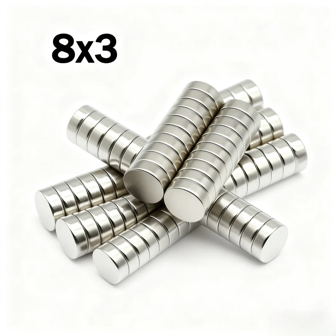 8x3mm Super Strong Magnet N35 Round Magnetic NdFeB Neodymium Magnet Powerful Disc imanes Refrigerator Magnets
