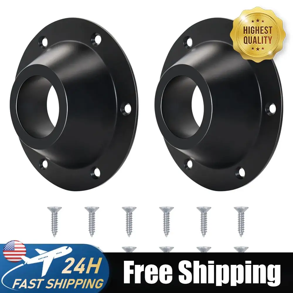 

2 Pcs RV Table Floor Mounting Base Including Mounting Screws Camper Aluminum Mounting Bracket Compatible with Standard Tables