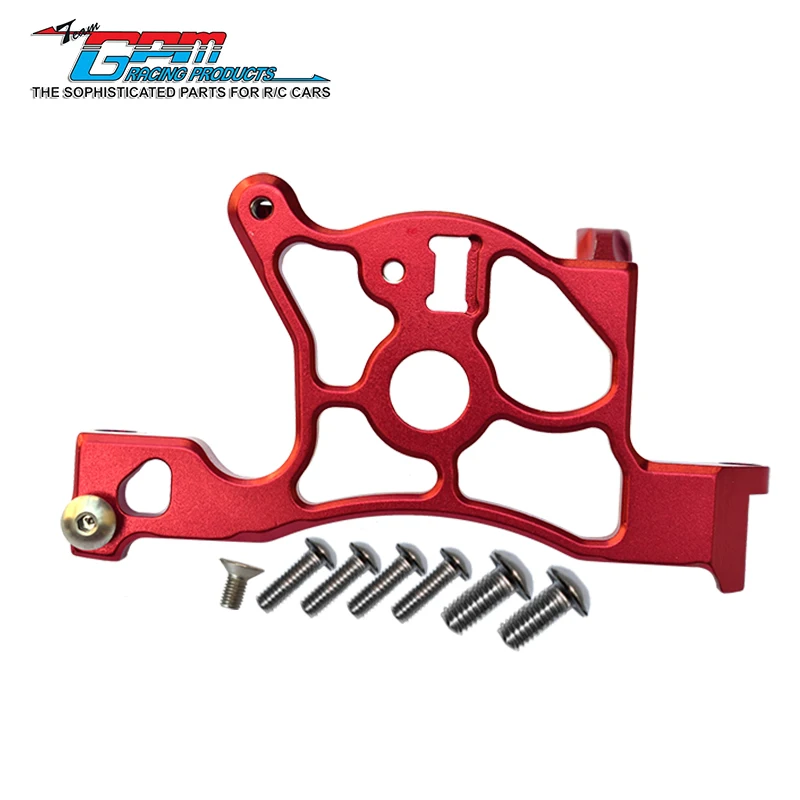 GPM TRAXXAS 1/10 Rustler 4X4 VXL-67076-4 Per supporto coperchio ingranaggi cilindrici posteriori in alluminio