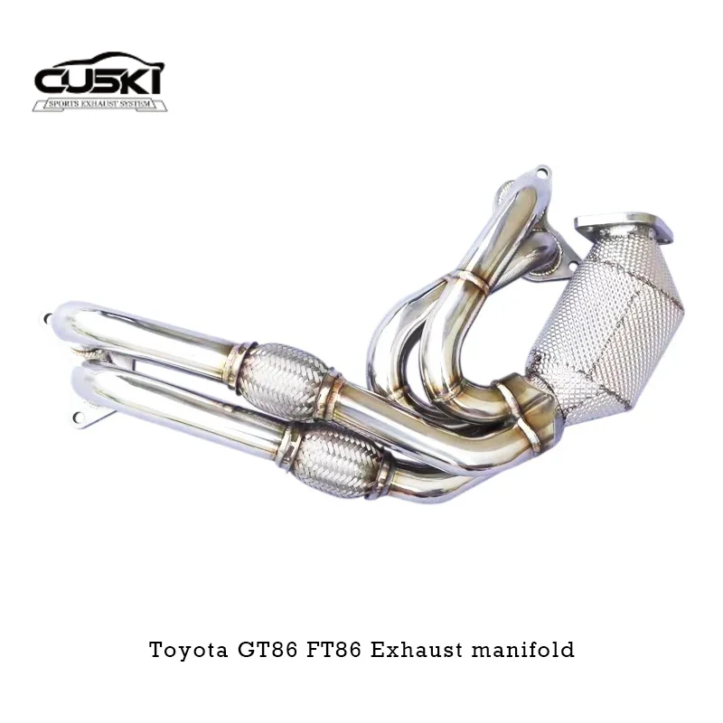 High Flow Automotive Exhaust Modification Parts--Exhaust Pipes branch downpipe For Toyota GT86/FT86/86 2.0 2012-2019 car exhaust