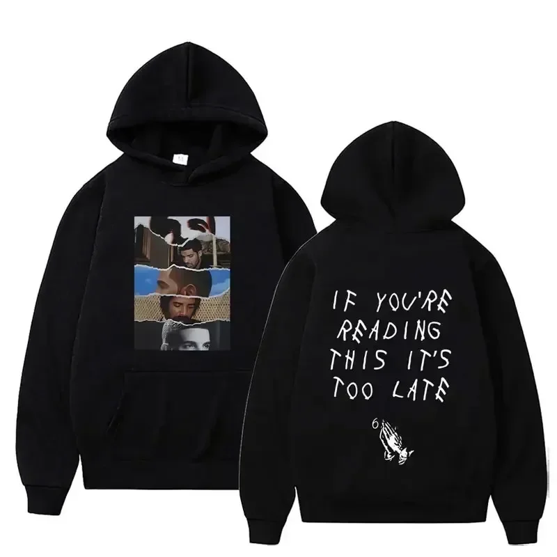 Rapper Drake Hoodie Certified Lover Boy Album Hoodies Men's Women Hip Hop Vintage Sweatshirts Casual Long Hooded Streetwear