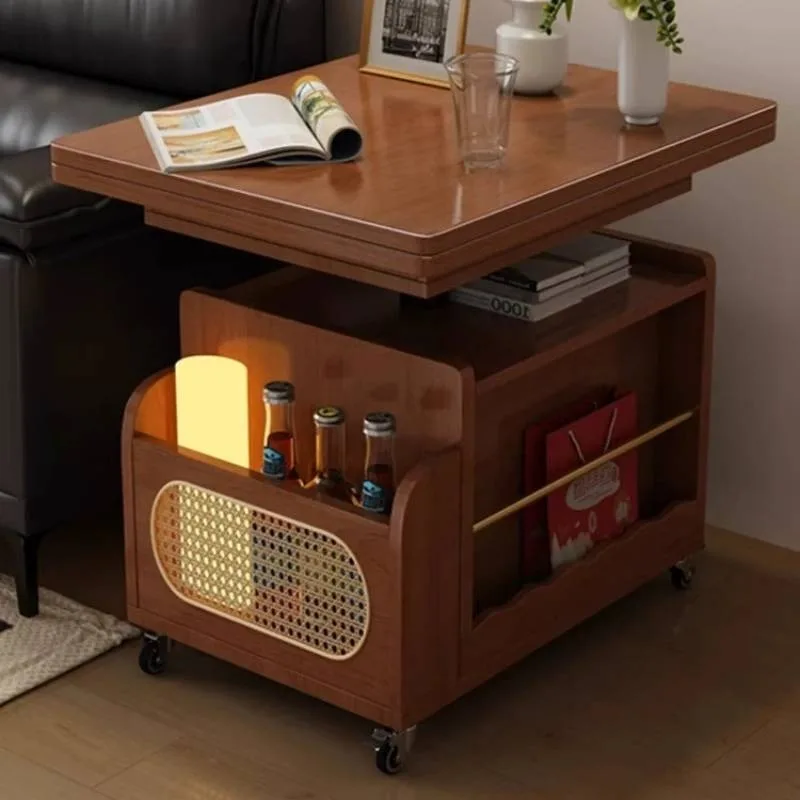 

Design Modern Coffee Tables Decoration Storage Folding Living Room End Table Wooden Space Saving Mesa De Centro Furniture Home