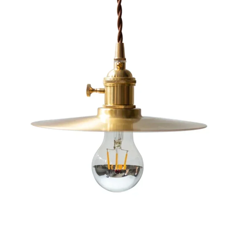 

Vintage Brass Chandelier, American Industrial Style Light for Bar, Cafe, Restaurant & Corridor, Retro Industrial Home Lighting
