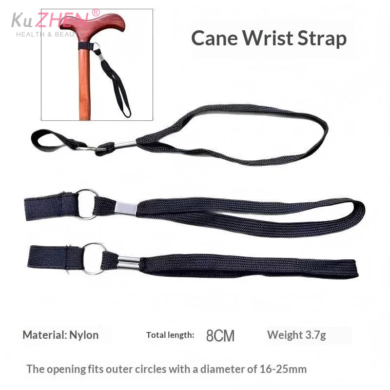 6/10Pc Nylon Anti-Lost Stretchable Elastic Wrist Strap For Elderly And Mobility Wrist Straps Lanyard For Walking Canes Or Sticks