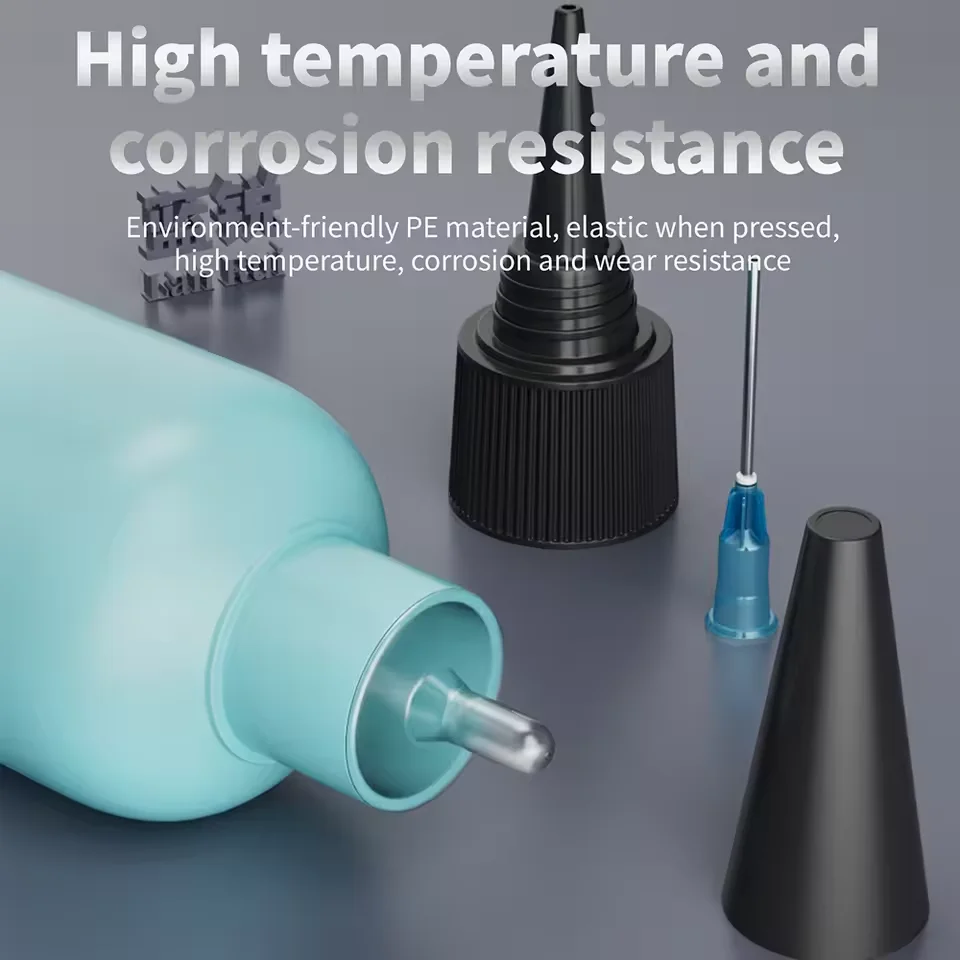 LANRUI 60 مللي AC1 & AC2 طبقة مزدوجة مانعة للتسرب حقنة زجاجة اللوحة الأم شاشة تنظيف أدوات زجاجة الكحول #4