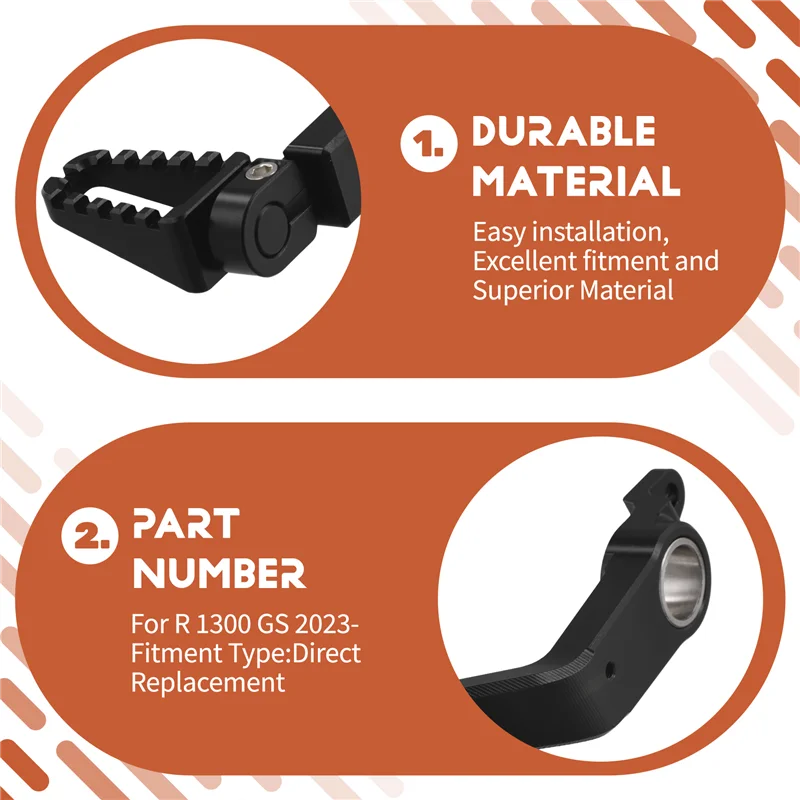 

Motorcycle Rear Brake Lever Adjustable for BMW R1300GS R 1300GS R1300 GS Modification Accessories