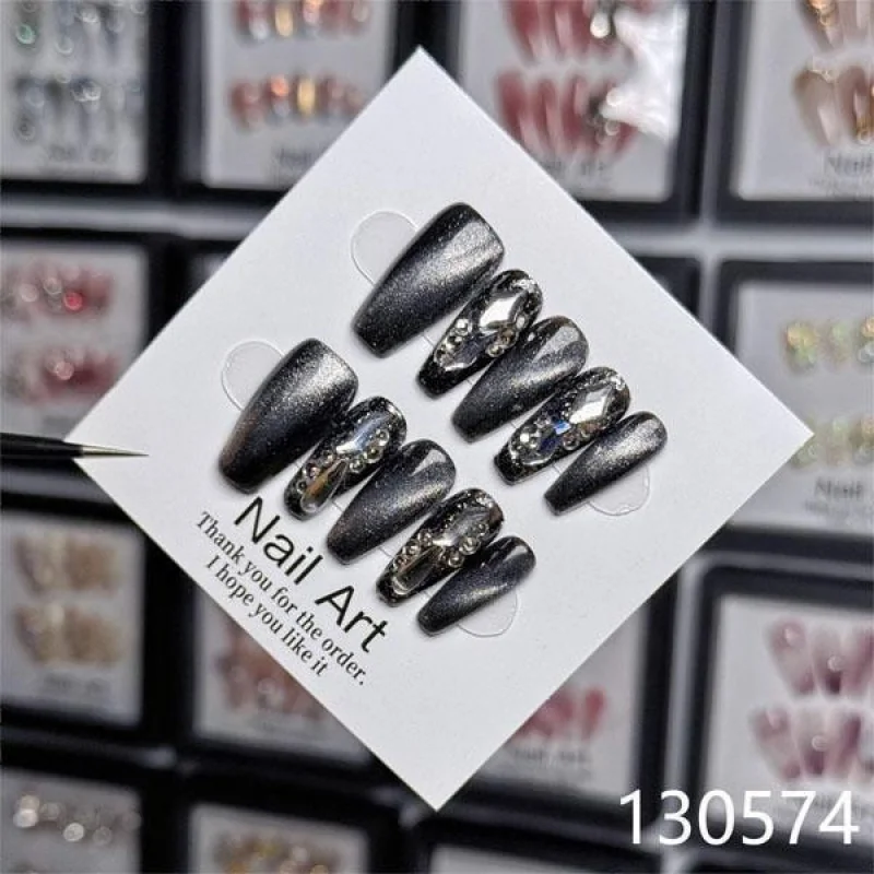 

jc13040141 Nailover New high-quality handmade false fake press-on nails