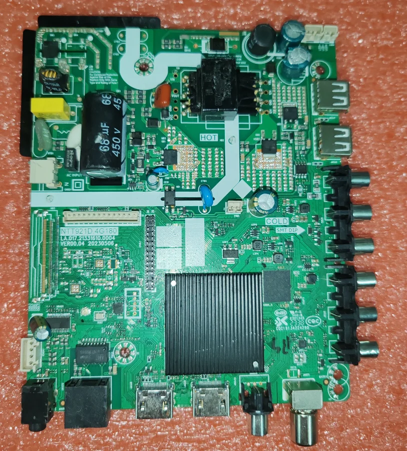 

NT921D.4G180 LA.017.21331610.0004 Three in one WiFi TV motherboard, tested well FOR 74--82v 300ma 25w