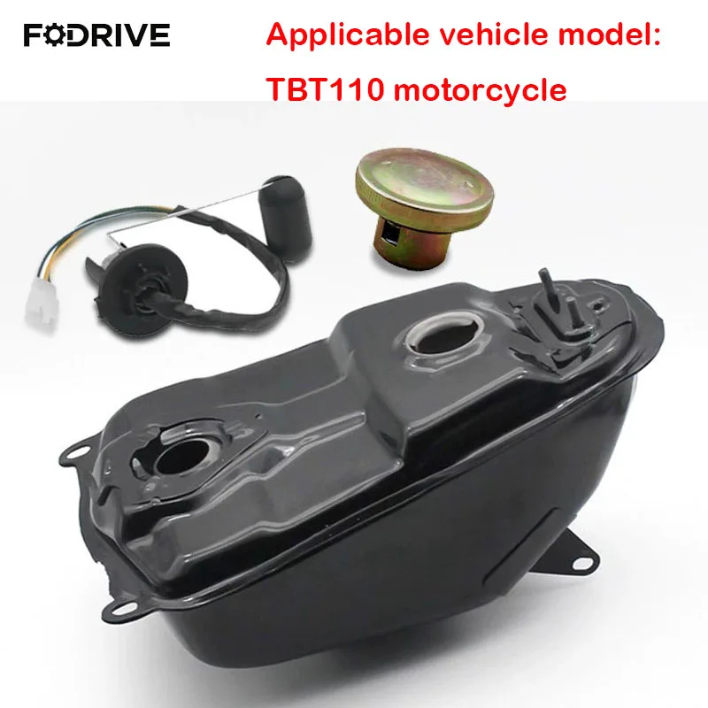 1PC Curved Beam Motorcycle Fuel Tank Tbt110 Fuel Tank Power Car Fuel Tank Cover Fuel Sending Unit Oil Level Sensor