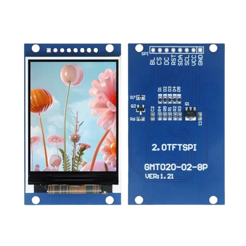 2.0-inch TFT LCD screen ST7789 small screen 240x320 display LCD color screen SPI module