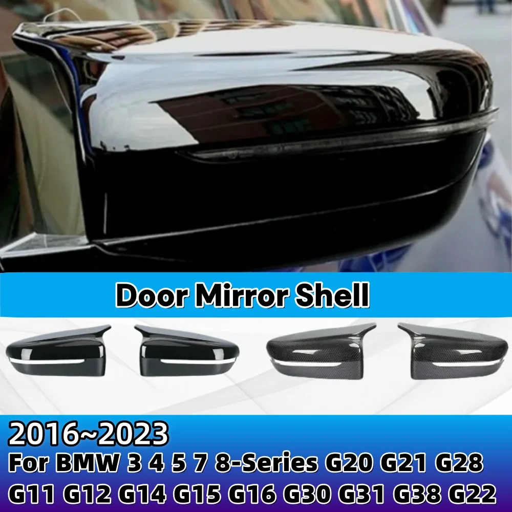 

Door Mirror Shell For BMW 3 4 5 7 8-Series G20 G21 G28 G11 G12 G14 G15 G16 G30 G31 G38 G22 Car Decoration Rearview Accessory