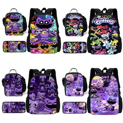 Mochila escolar para niños Smilings Critters con bolsas de almuerzo, bolsas para lápices, mochilas escolares para niños y niñas, el mejor regalo