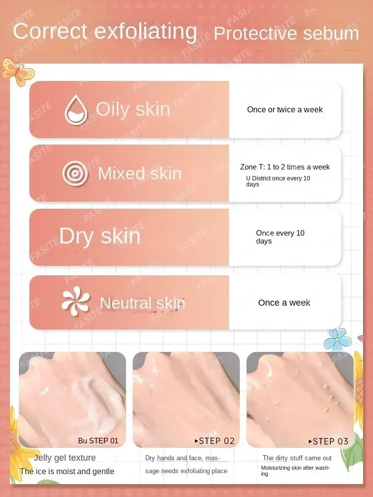 딥 페이셜 클렌징을위한 오리지널 RNW 엑스 폴리 에이 팅 젤 페이스 블랙 헤드 모이스춰 라이징 페이스 케어 블랙 헤드 리무버 여드름 희귀 뷰티