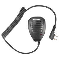 Hiroyasu Walkie Talkie Shoulder Speaker Microphone Palm Mic for Baofeng UV-32 DM-32 UV-5R BF-888S Quansheng UV-K5(8) UV-17PRO