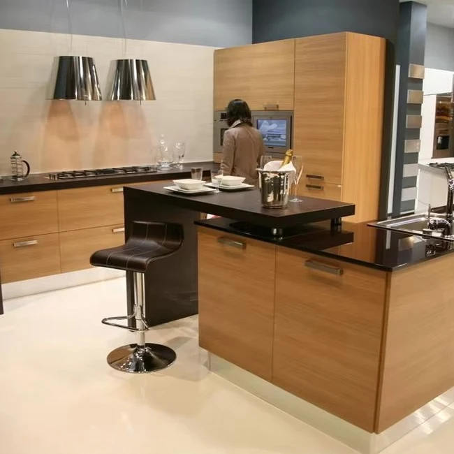 Modern Wood Grain Melamine Furniture Kitchen Cabinet Accessories