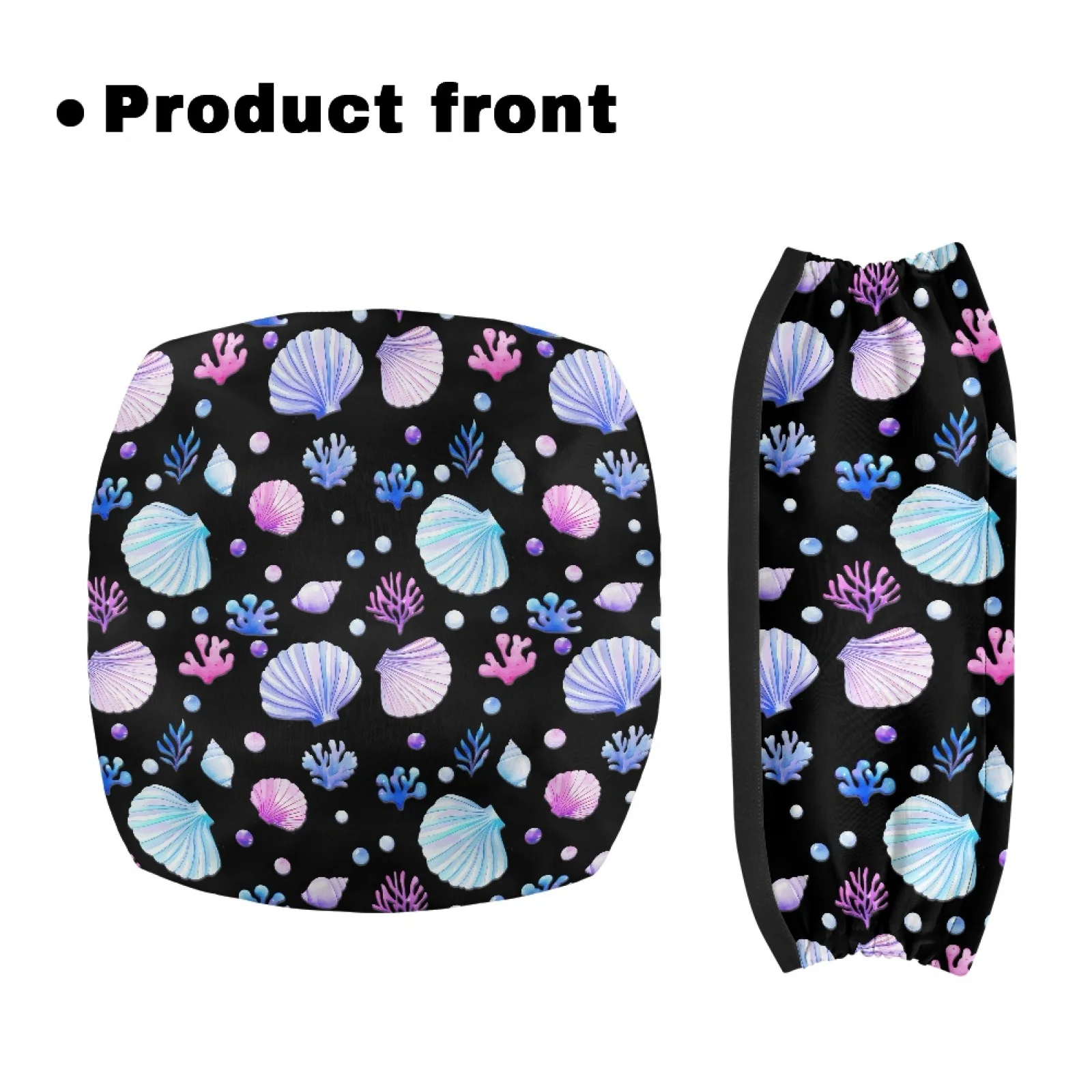 Coloranimal Shell Design Pack of 2 Walker Seat Cushion Cover for Womens Rollator Walker Seat Cushion Cover New Arrival
