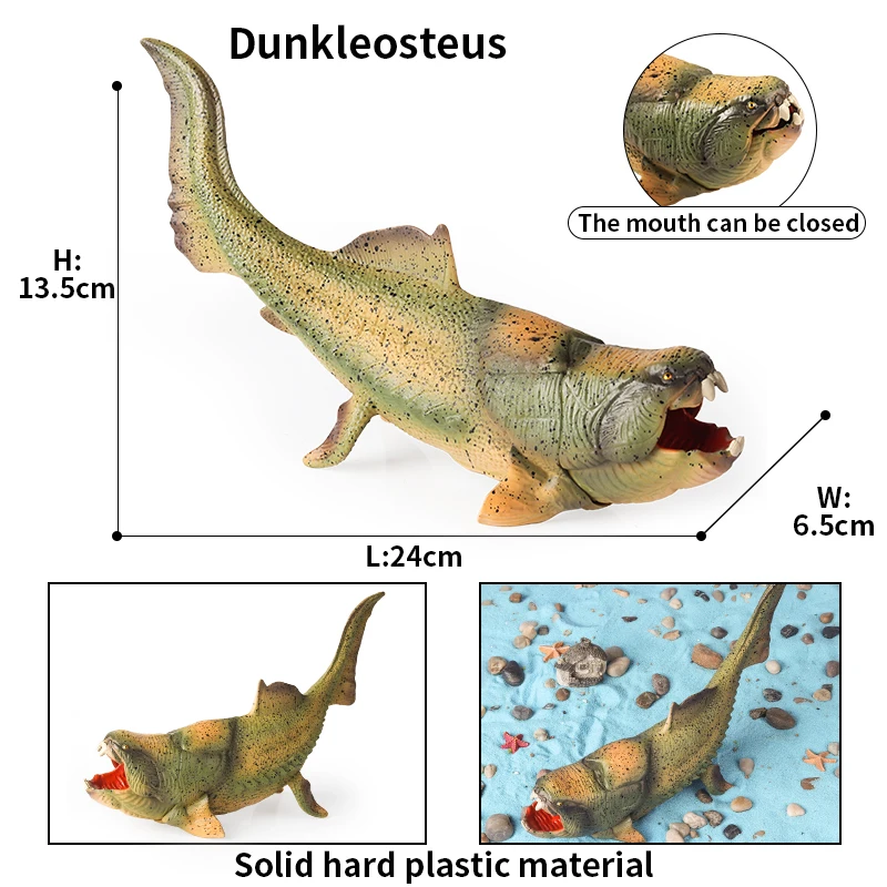 Oenux New Sealife Animals Model Prehistoric Mosasaurus