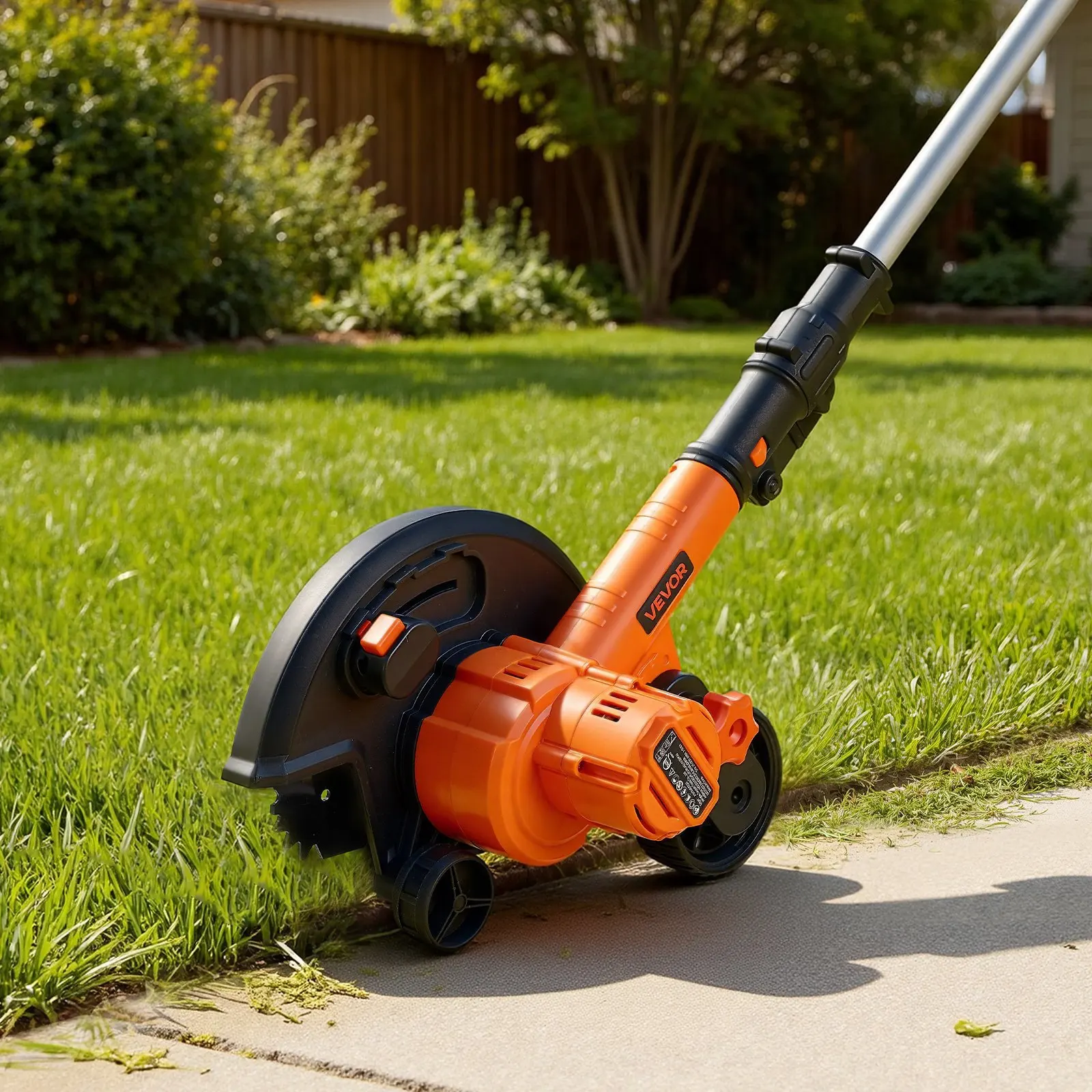 

Аккумуляторный триммер для газона, длина лезвия 8,8 дюйма, с 3-позиционной регулировкой глубины лезвия, аккумулятор 4000 мАч