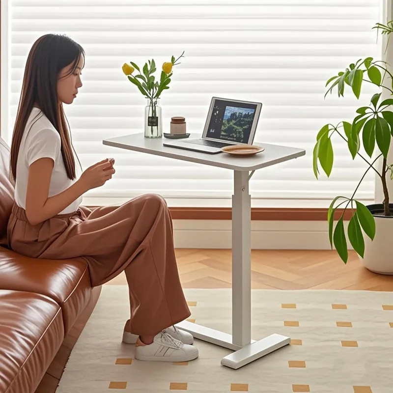 Height Adjustable Bed Desk Multi-Level Laptop Table for Sofa Ergonomic Study Station Movable