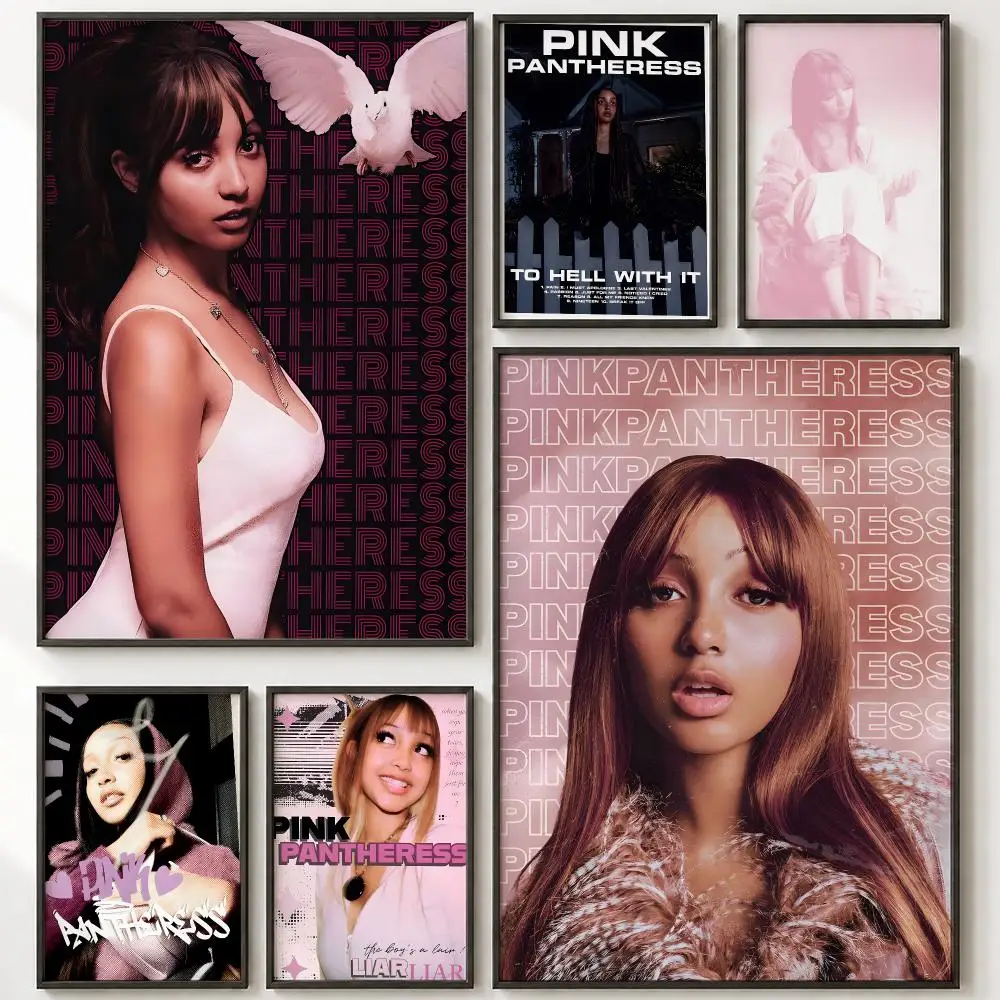 Pop Singer PinkPantheress Poster HD poster wall art self-stick no-residue for home cafe office great gift