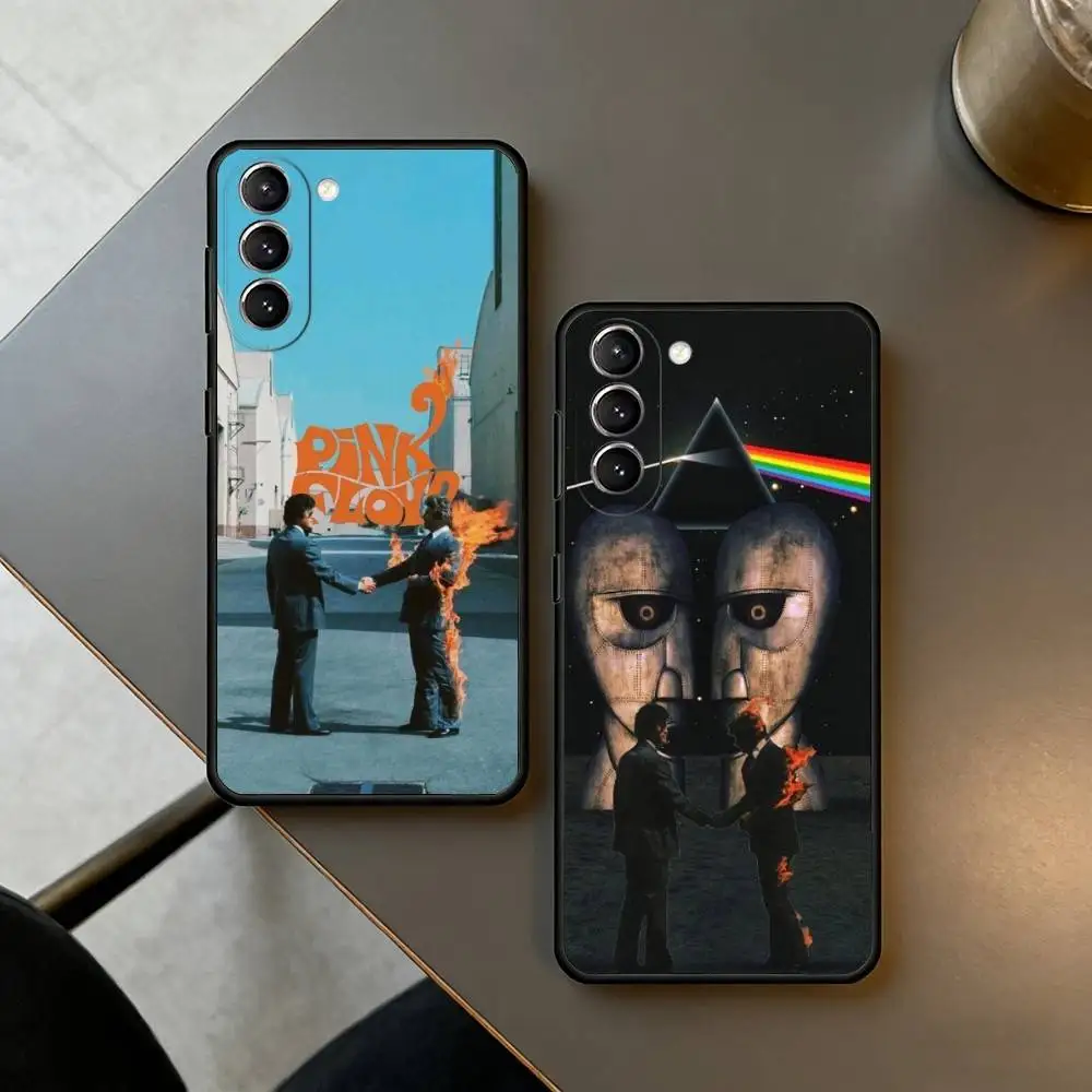 P-Pink Band F-Floyd  Phone Case Black Silicone Soft For Samsung S26,S25,S24,S23,S22,S21,S30,Ultra,Plus,Fe,Lite