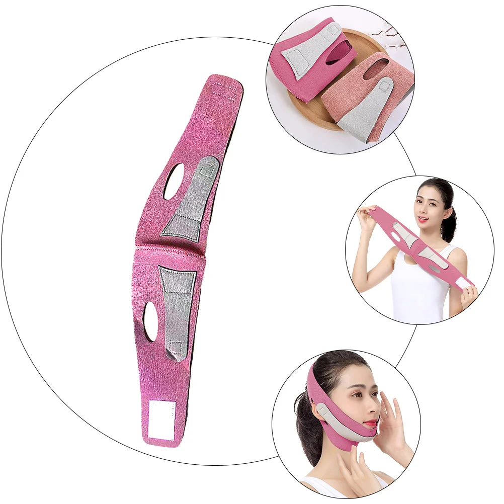 V字型フェイスリフティングベルト 顎の肉厚解消 二重あご除去 引き締めマスク リフティングバンド