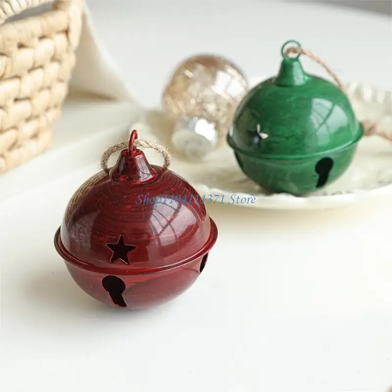 P9FC Christmas Tree Ornament Metal Body Ornament with Hanging Loop for Door Wall and Window Placement in