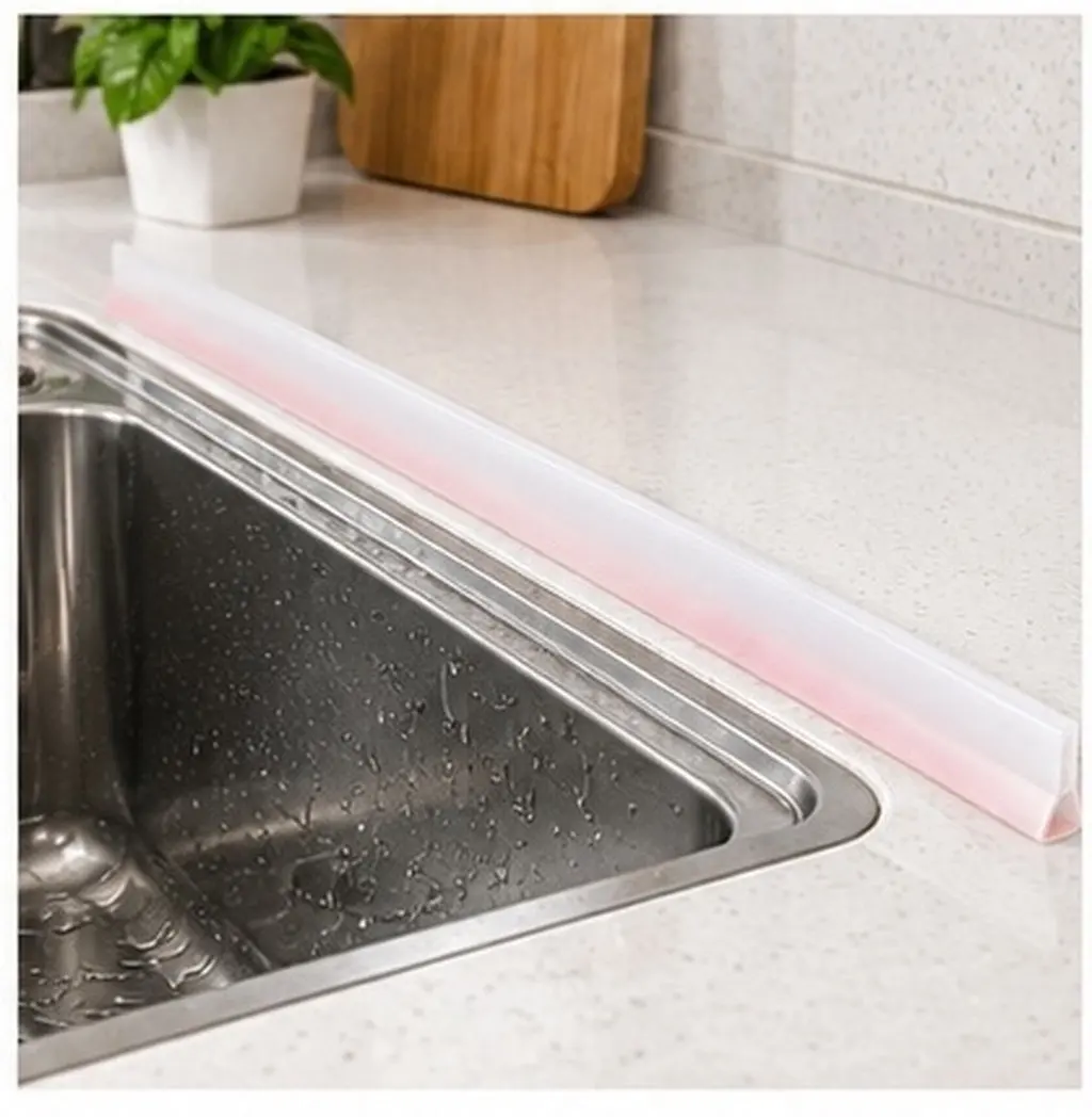 Shower Water Dam Premium Silicone Water Retaining Strip Bathroom Dry Wet Separation Bendable Sealing Shower Door Stopper Barrier