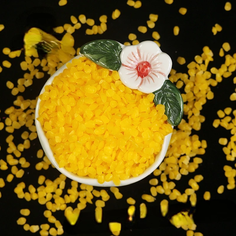 Cera de abeja amarilla Granular de 1KG, maquillaje, Pintalabios, cera de sellado de materia prima, cera de mantenimiento especial para suelo Wenwan
