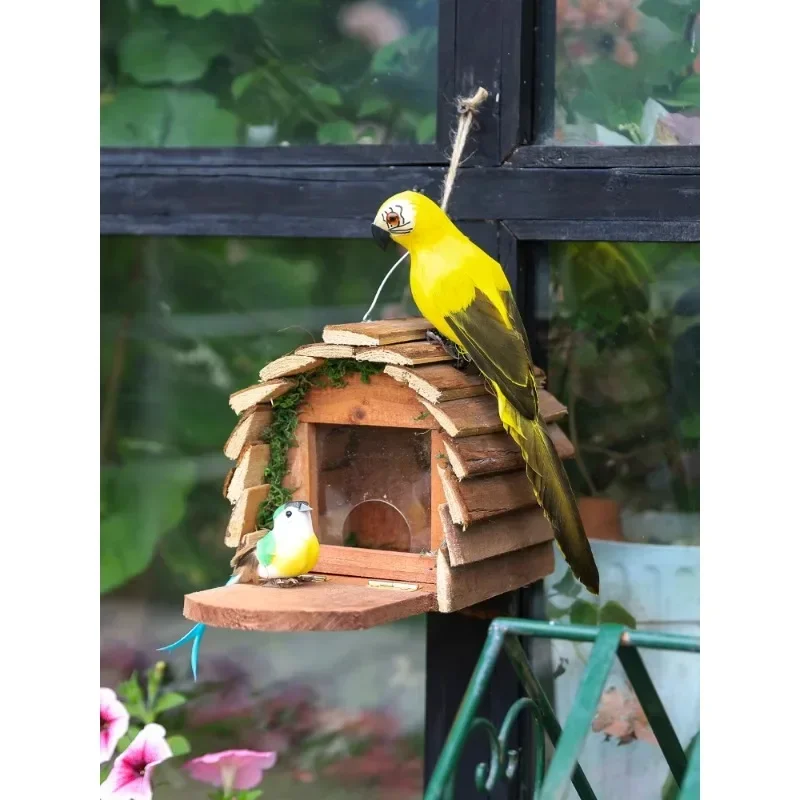 Wooden Nest Bird's Nest Outdoor Courtyard