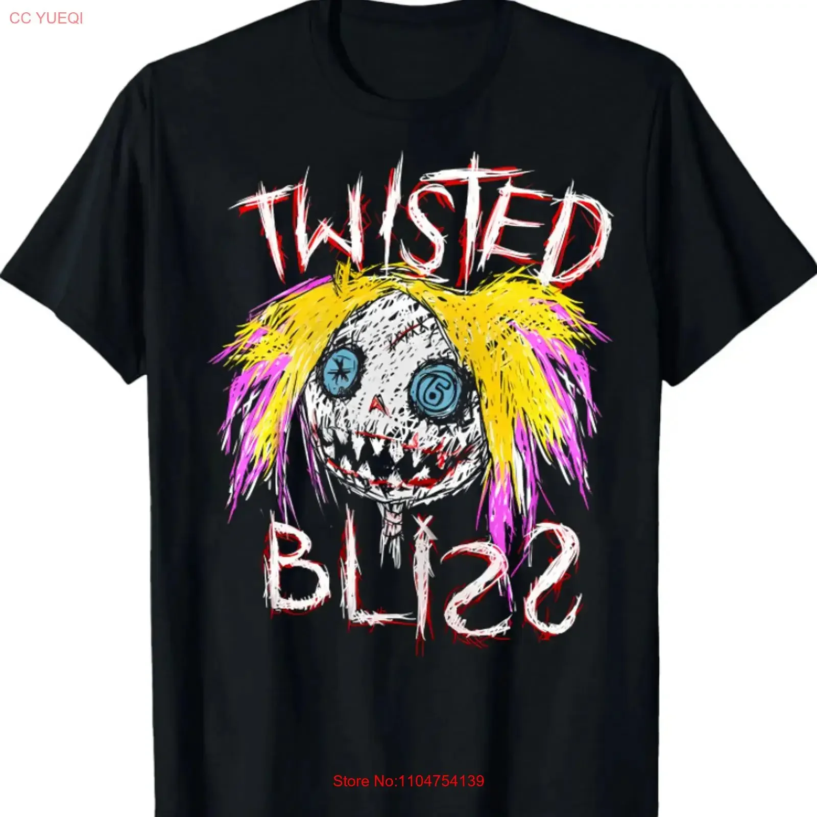 T-shirt noir Alexa Bliss torsadé, style vintage délavé, vêtements de créateur élégants et polyvalents, doux, extensibles, décontractés, unisexe, confortables
