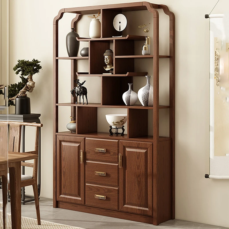 Display Shelves Wine Cabinet Mobile Kitchen Storage Restaurant Luxury Modern Bar Cabinet Multifunctional Repisa Home Furniture