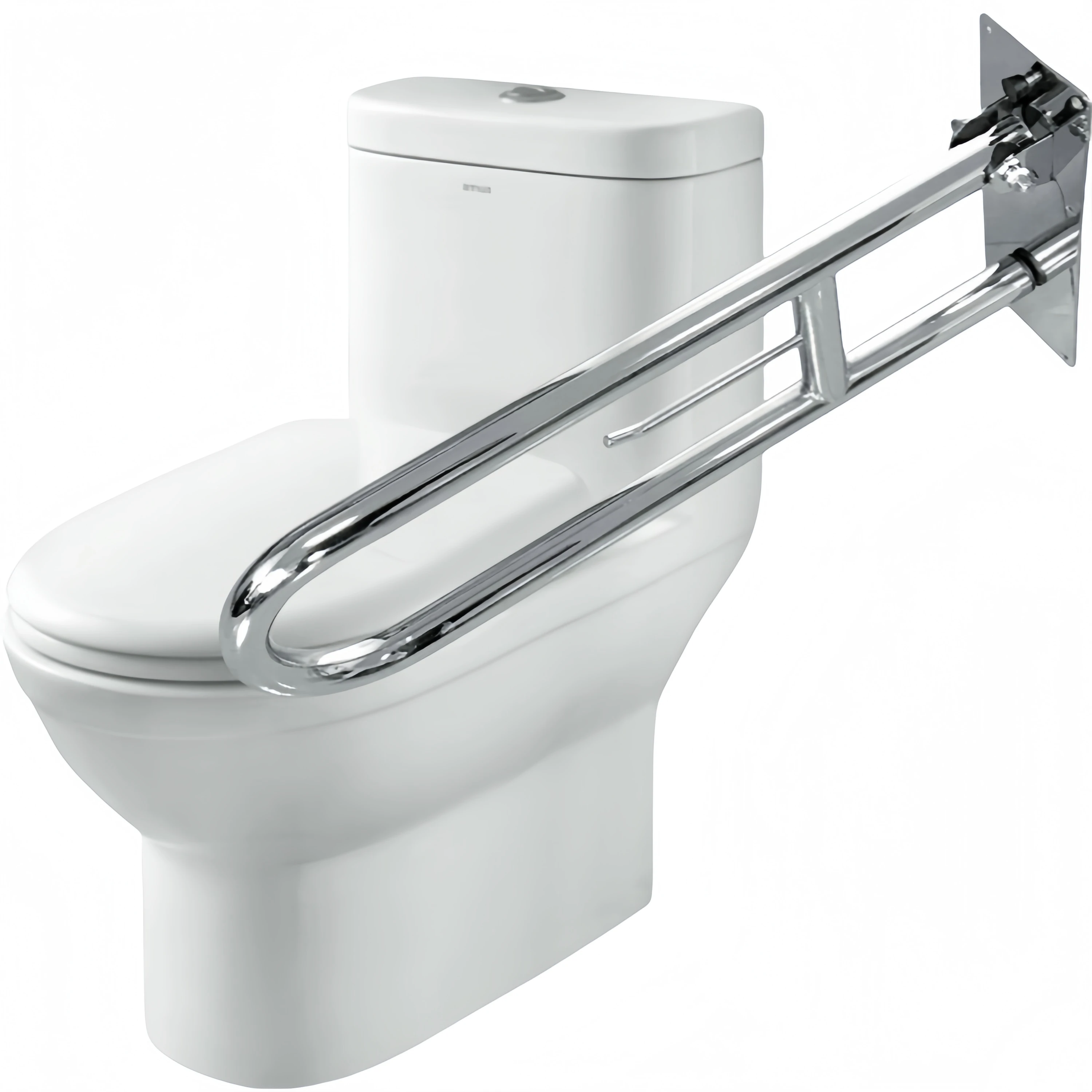 كبار المعاقين اكسسوارات السلامة طوي خالية من العوائق المنقولة مسند الذراع الأعلى مقبض إمساك درابزين الحمام قضيب تعليق المناشف أخرى #2