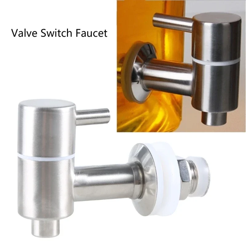 Wine Barrel-Valve Switch-Stainless Steel Juice Faucet Wine Valve-Water Dispenser Switch-Tap Beer Faucet Tap Leakproof