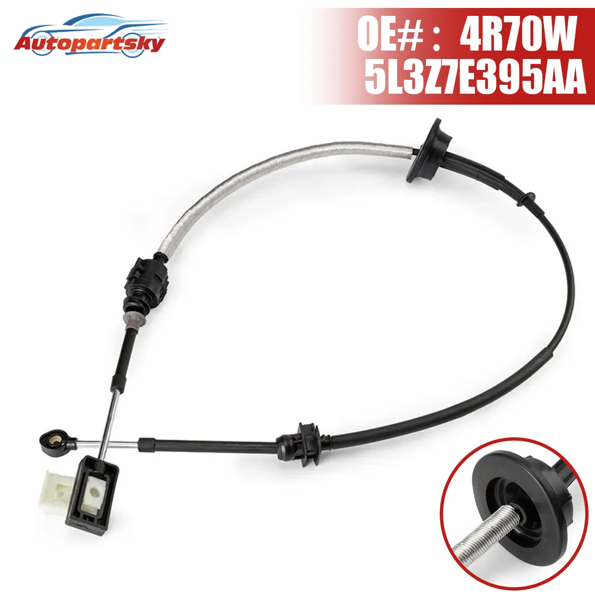 Automatic Transmission Shift Cable Control 5L3Z-7E395-AA 5L3Z7E395AA 4R70W For Lincoln Mark LT For Ford F-150 F150 2005-2008