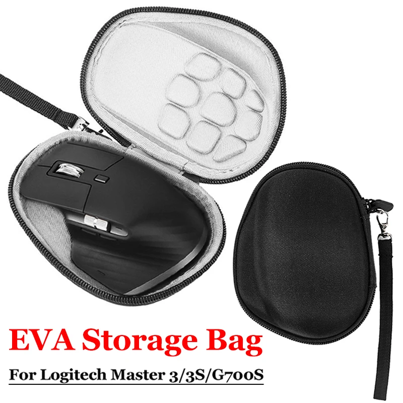 EVA Mouse Case for Logitech MX Master 3/Master 3S/Master G700S Wireless Mouse Travel Waterproof Carrying Protective Storage Bag