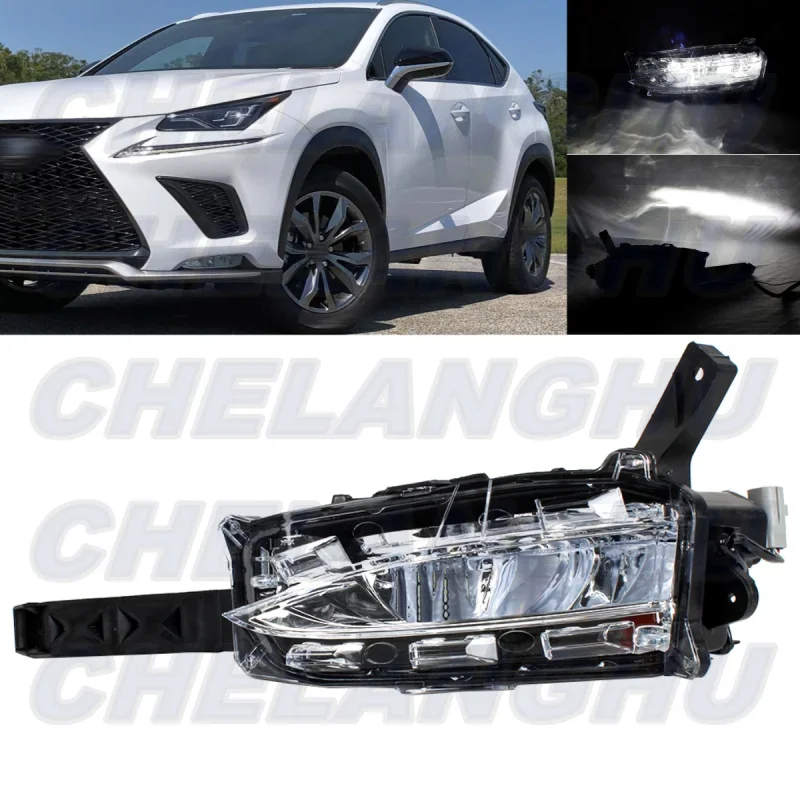 

For Lexus NX 300F Sport 2018 2019 2020 2021 Left Side Front Fog Light Lamp with LED Bulbs car accessories 81220-78020