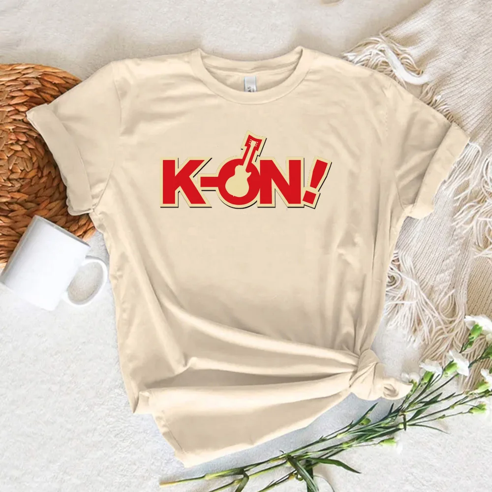 

K-on t-shirts women manga Tee girl manga clothes