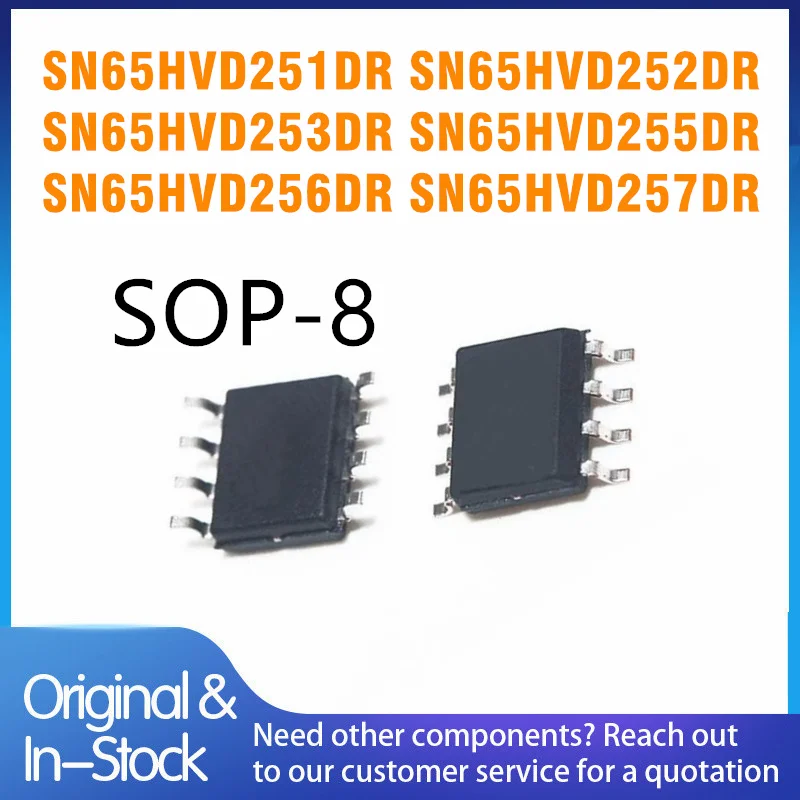 (10piece) SN65HVD251DR SN65HVD252DR SN65HVD253DR SN65HVD255DR SN65HVD256DR SN65HVD257DR VP251 HVD252 HVD253 HVD255 HVD256 HVD257