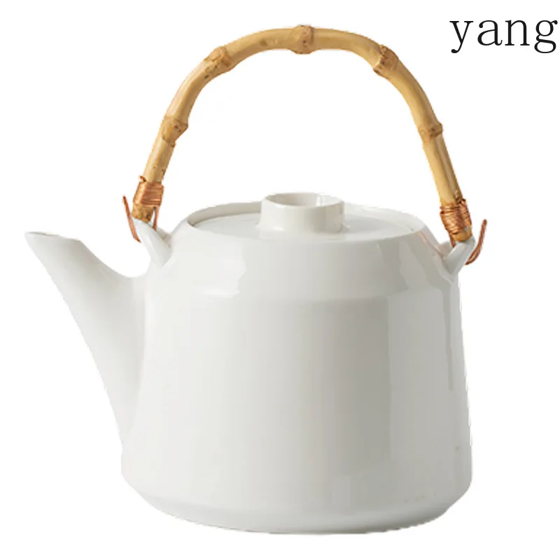 CX ceramic tea set, handle teapot Kung Fu tea set