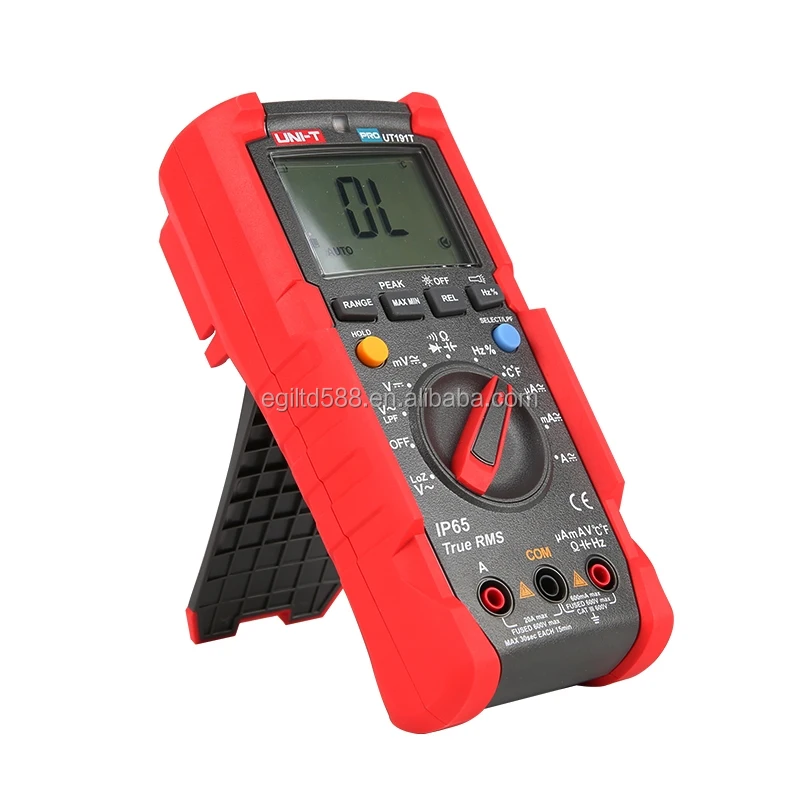 UNI-T UT191T LCD Automotive Handheld Multimeter AC/DC Voltmeter Tester Multi-Meter With DWELL RPM Multimetro Unit